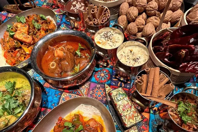 Traditional Kashmiri dishes